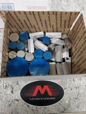 40 lb. Big Aluminum Drop Box (Lathe Pieces)
