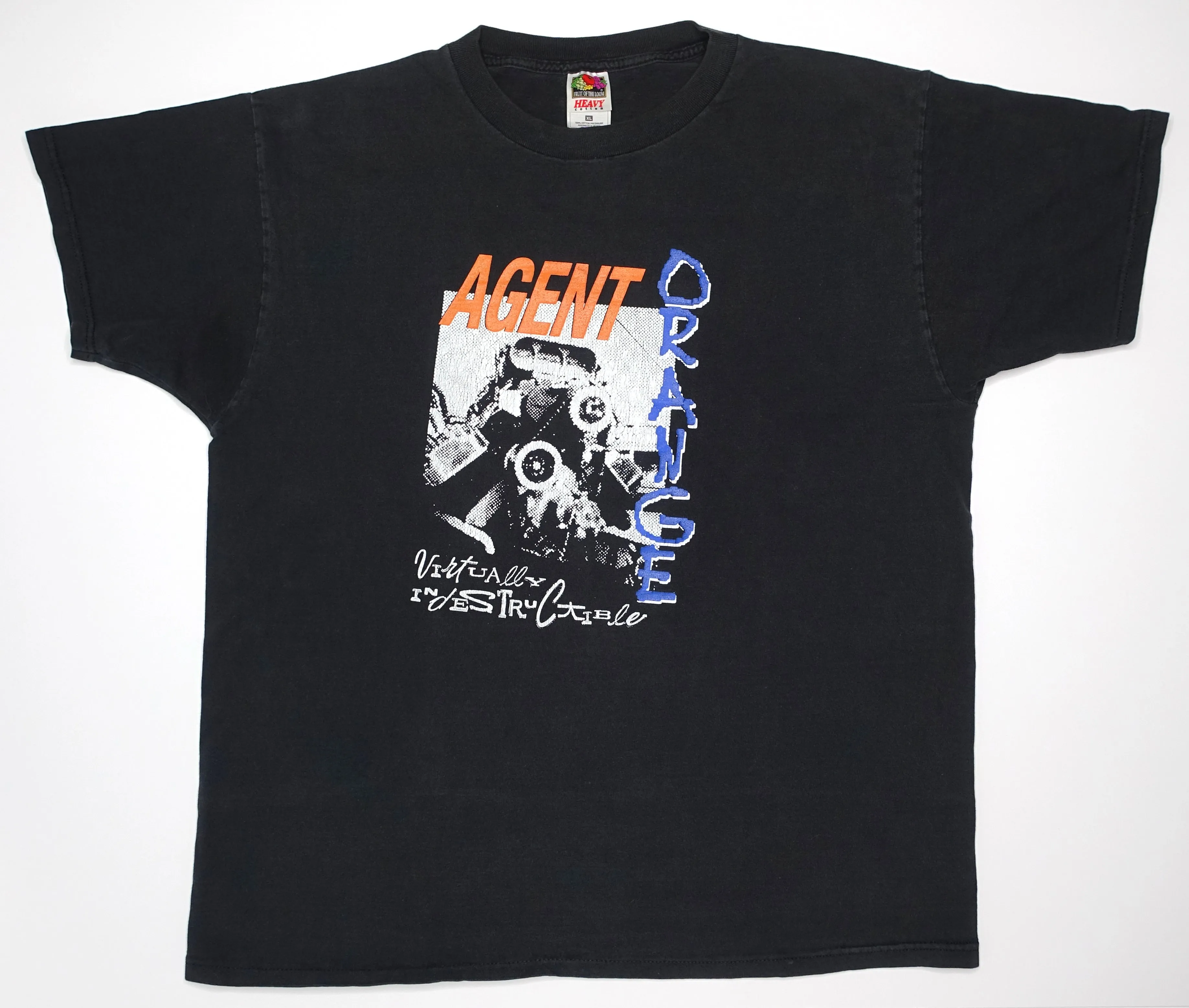 Agent Orange - Virtually Indestructible 90's Tour Shirt Size XL