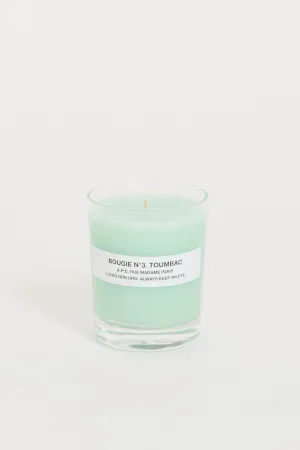 Bougie No.3 Parfumée Toumbac