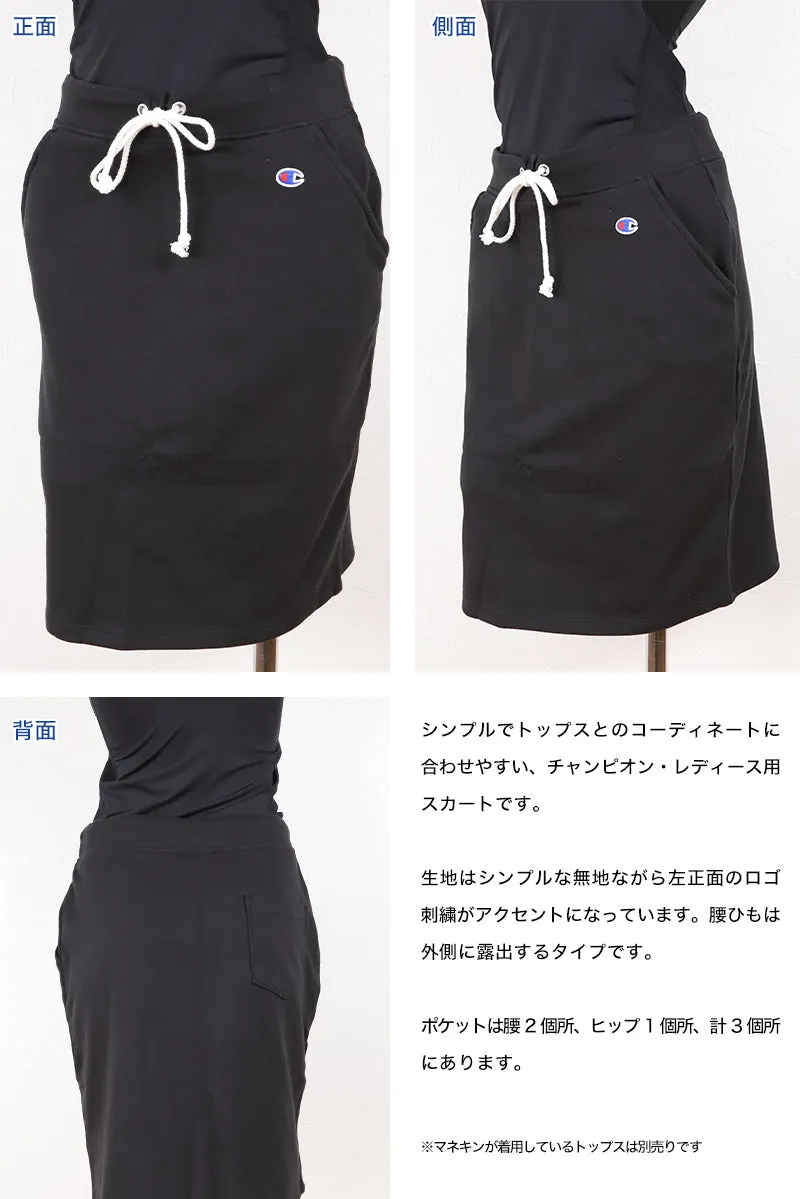 Champion レディース ミドルスウェットスカート M・L (チャンピオン アウター スポーティ) (在庫限り)