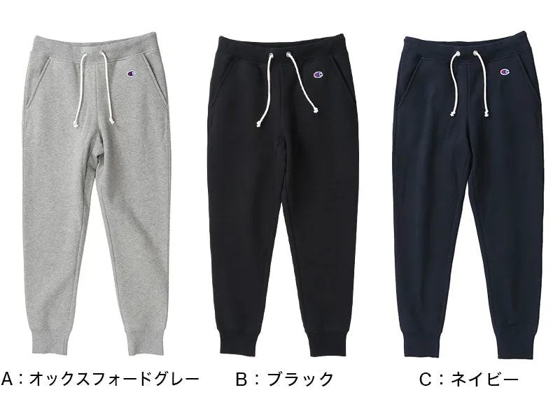 Champion レディース スウェットパンツ M・L (チャンピオン 長ズボン ボトム 綿混) (在庫限り)