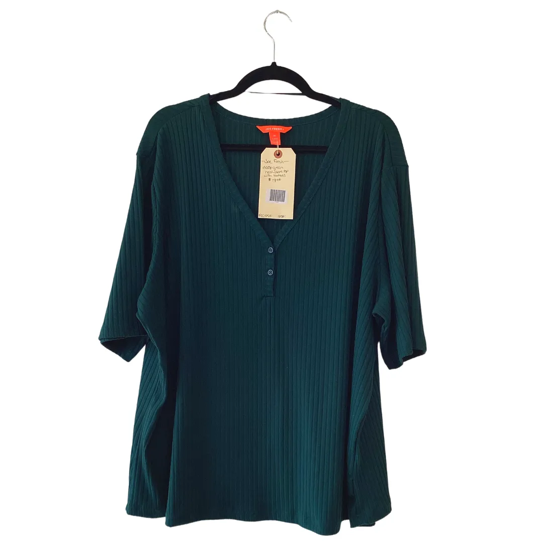 deep green half sleeve - 3x
