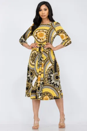 HH583R-VERS - COCKTAIL MIDI DRESS