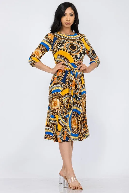 HH583R-VERS - COCKTAIL MIDI DRESS