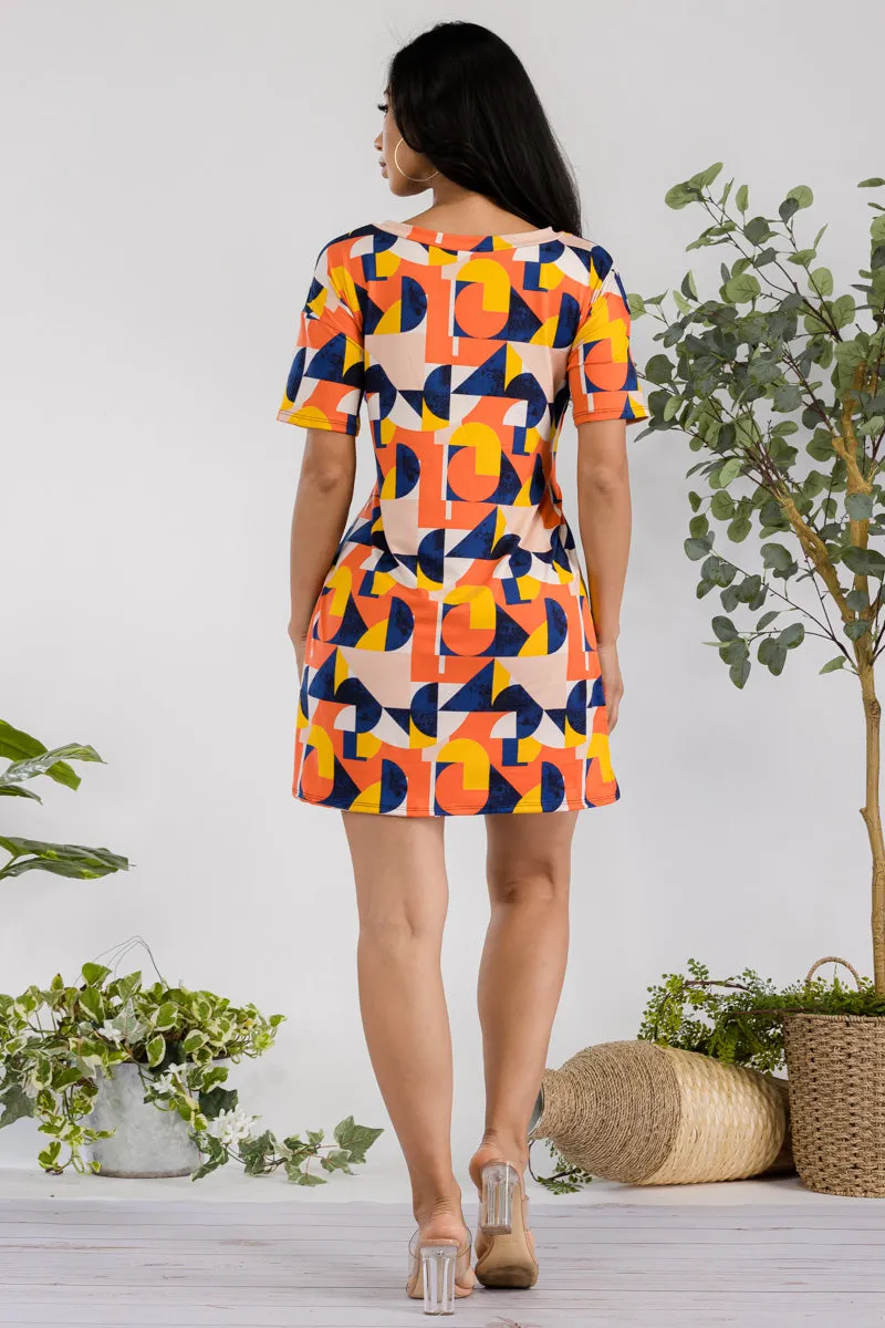 HH651R-ABSTRACT - 2 PC SOLID SHORT SET