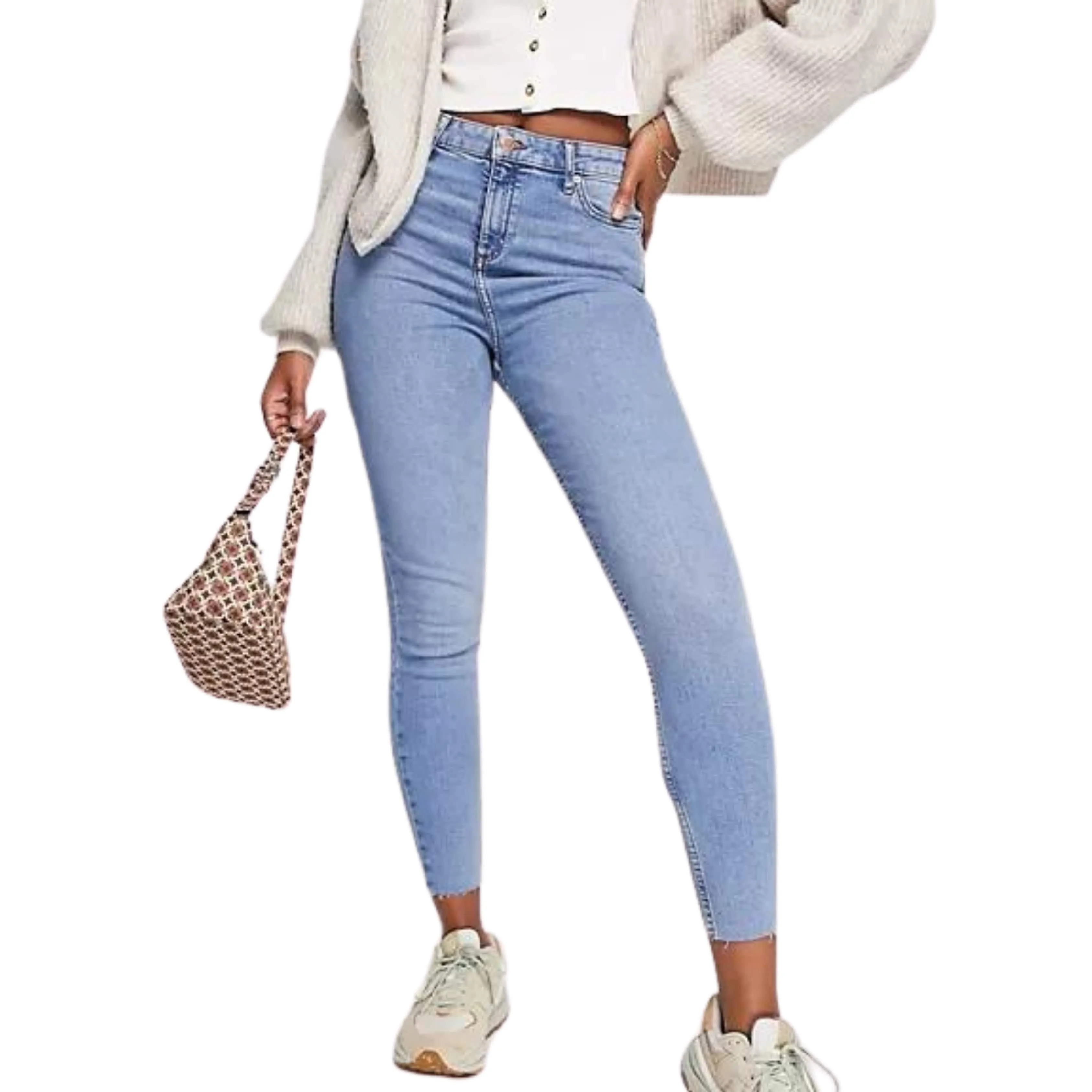 MISS SELFRIDGE -  Emily high waist ankle grazer skinny jean