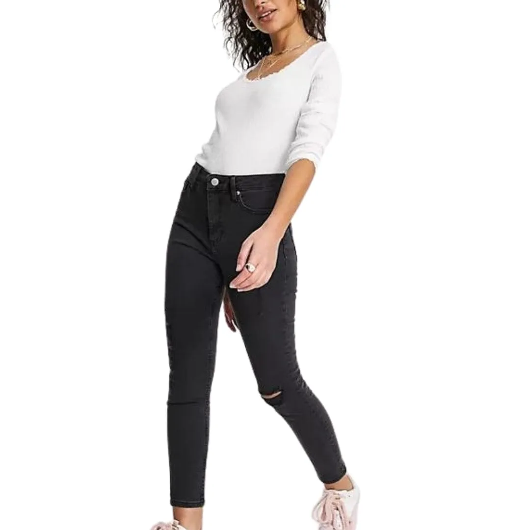 MISS SELFRIDGE - Petite Lizzie High Waist Skinny Jeans