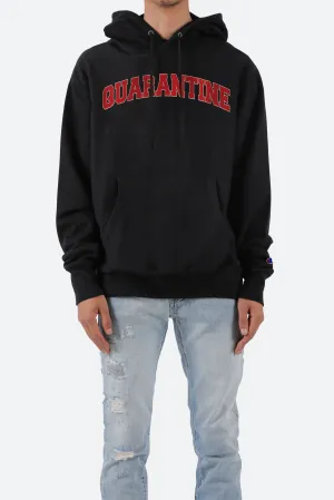Quarantine Champion Hoodie - Black