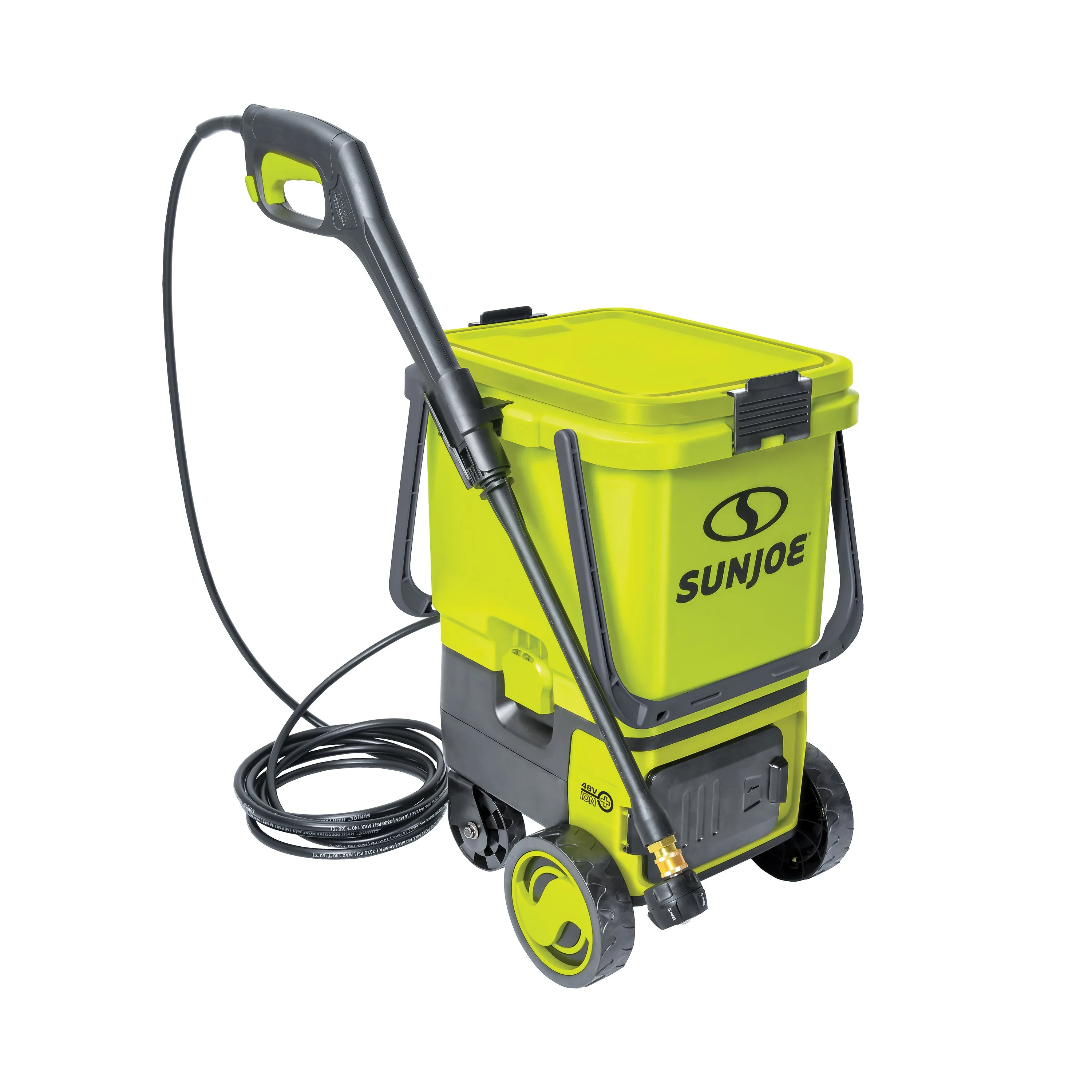 Sun Joe 24V-X2-PW1200 48-Volt IONMAX Cordless Portable Pressure Washer Kit | W/ 2 x 4.0-Ah Batteries   Charger