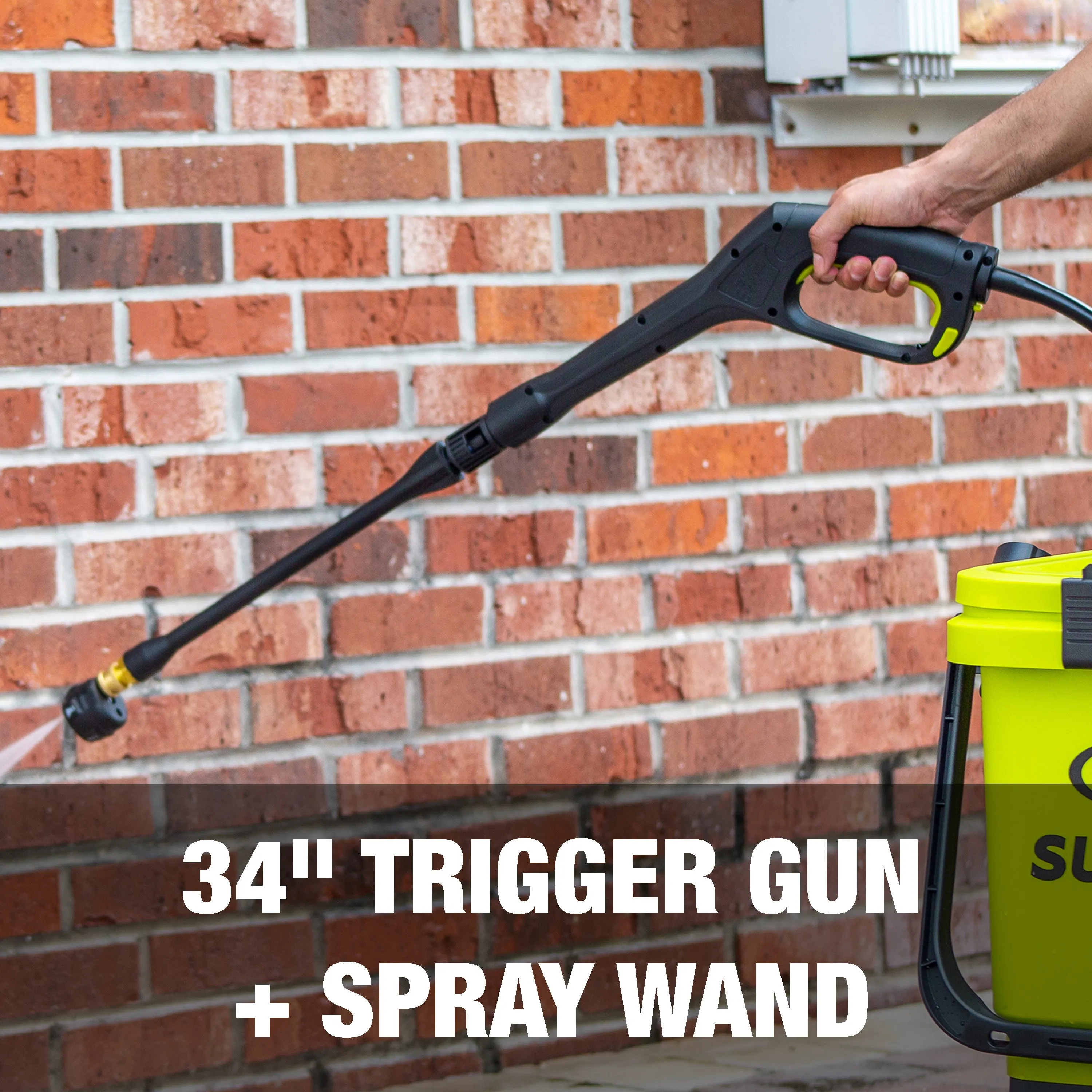 Sun Joe 24V-X2-PW1200 48-Volt IONMAX Cordless Portable Pressure Washer Kit | W/ 2 x 4.0-Ah Batteries   Charger