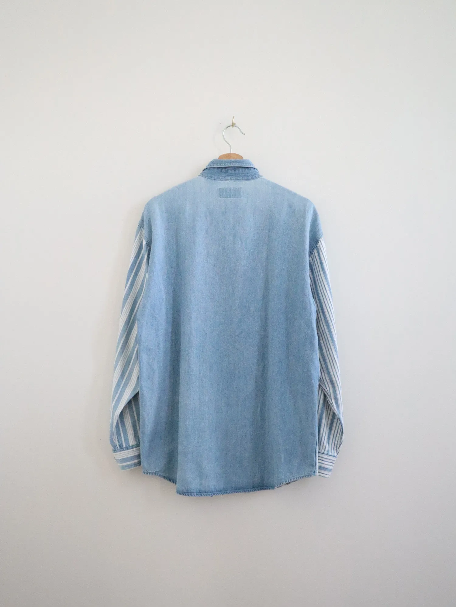 Vintage Mixed Stripe Button Up (S)